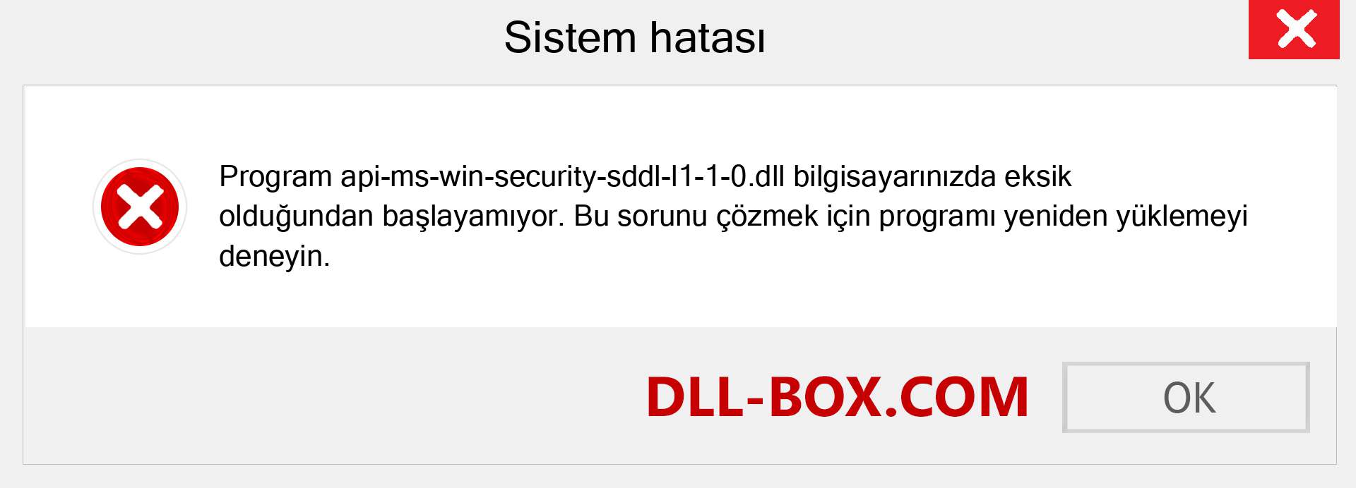 api-ms-win-security-sddl-l1-1-0.dll dosyası eksik mi? Windows 7, 8, 10 için İndirin - Windows'ta api-ms-win-security-sddl-l1-1-0 dll Eksik Hatasını Düzeltin, fotoğraflar, resimler